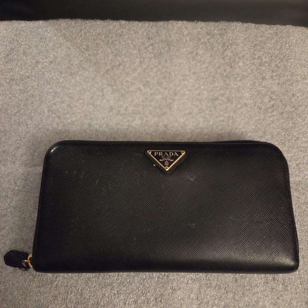 Authentic Prada Saffiano Leather Long Zip-Around Wallet - Picture 3 of 14